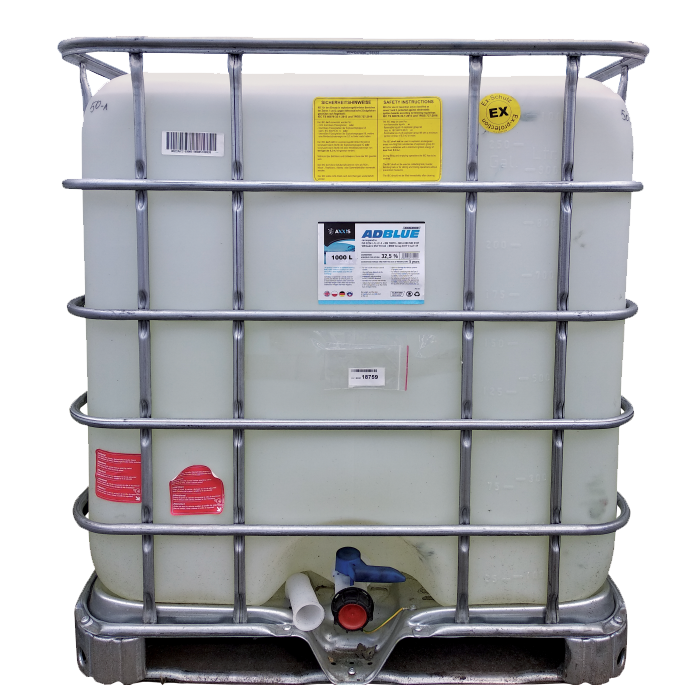 Рідина AdBlue для зниження викидів систем SCR (сечовина) AXXIS 1000л ліцензійна